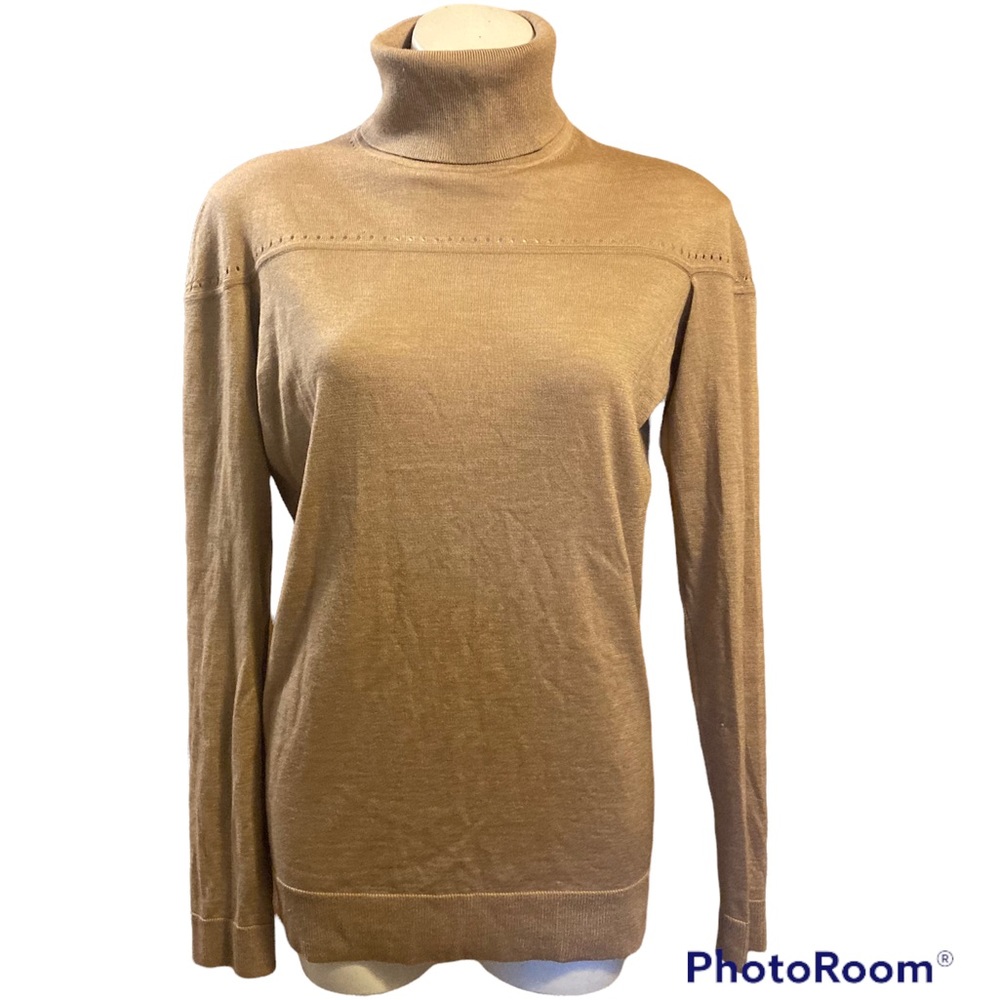 - ZERO + MARIA CORNEJO merino wool silk blend turtleneck sweater